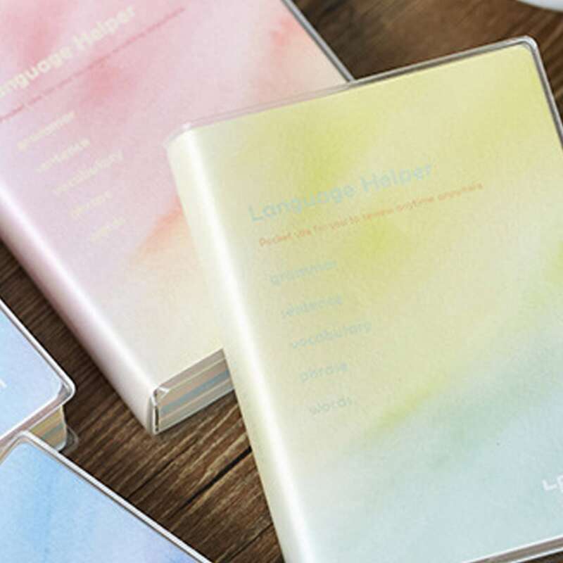 

1pc Gradient Color Random Notebook, Multicolor