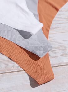 6 piezas set bragas sin costura - Multicolor - Ver 3