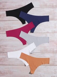 6 piezas set bragas sin costura - Multicolor - Ver 5