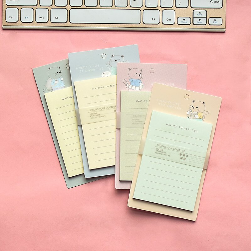 

1pc Cartoon Graphic Random Sticky Note, Multicolor