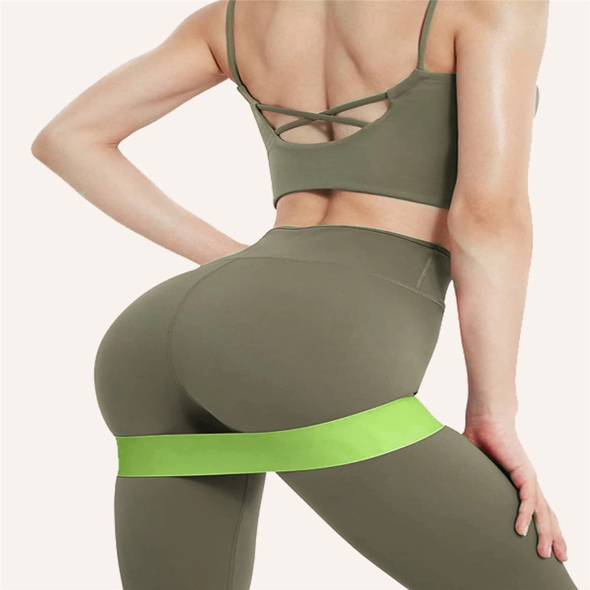 

1pc Hip Resistance Band, Green