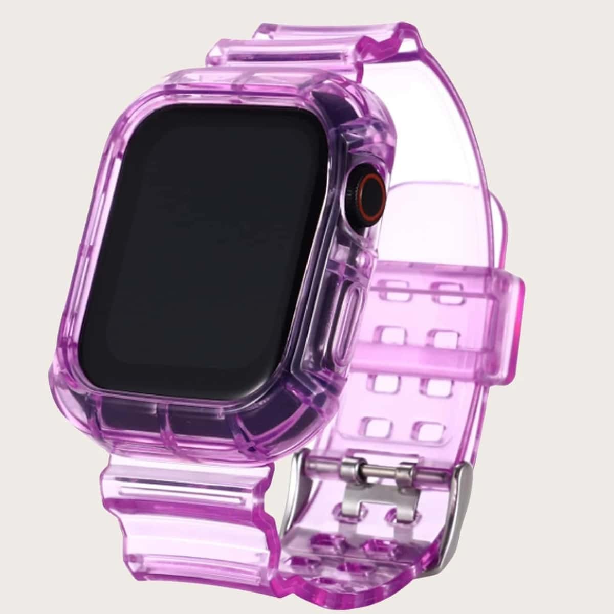 

Clear Apple Watch Band, Purple