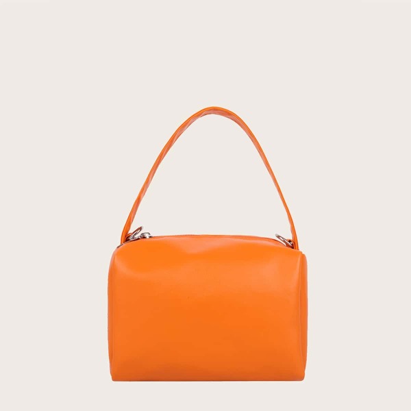 

Minimalist Satchel Bag, Burnt orange