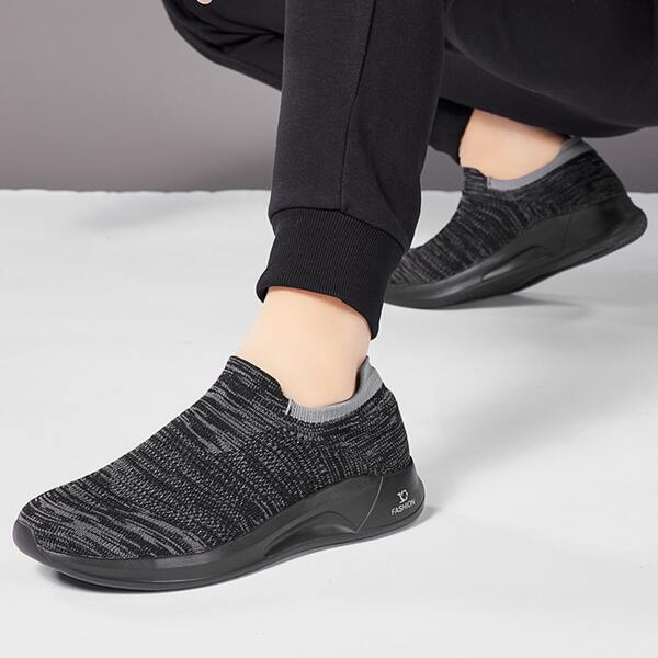 

Men Slip On Sneakers, Black