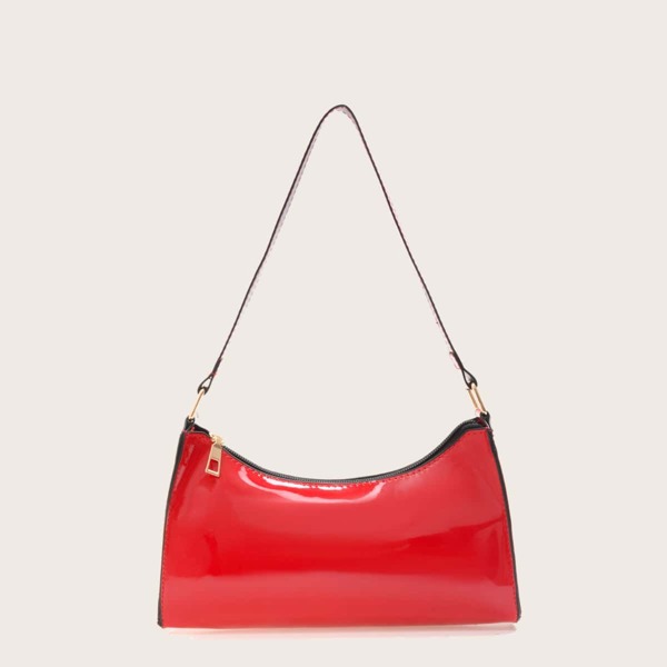 

Girls Minimalist Shoulder Bag, Red