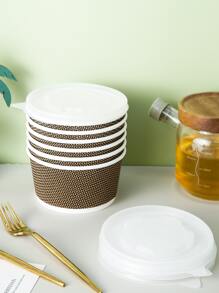 6入組紙碗附蓋 - 彩色 - 查看 3