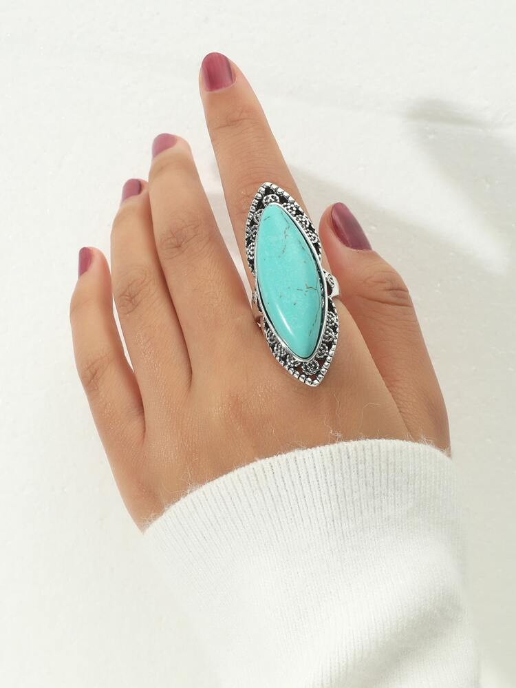 Turquoise Decor Ring