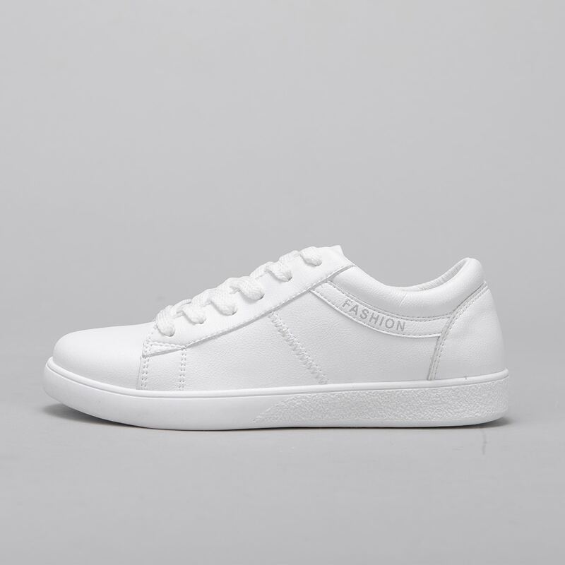 

Lace-up Front Wide Fit Skate Shoes, White