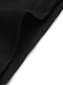 Manfinity Homme Hombres 2 piezas Camiseta con costura - Multicolor - Ver 3