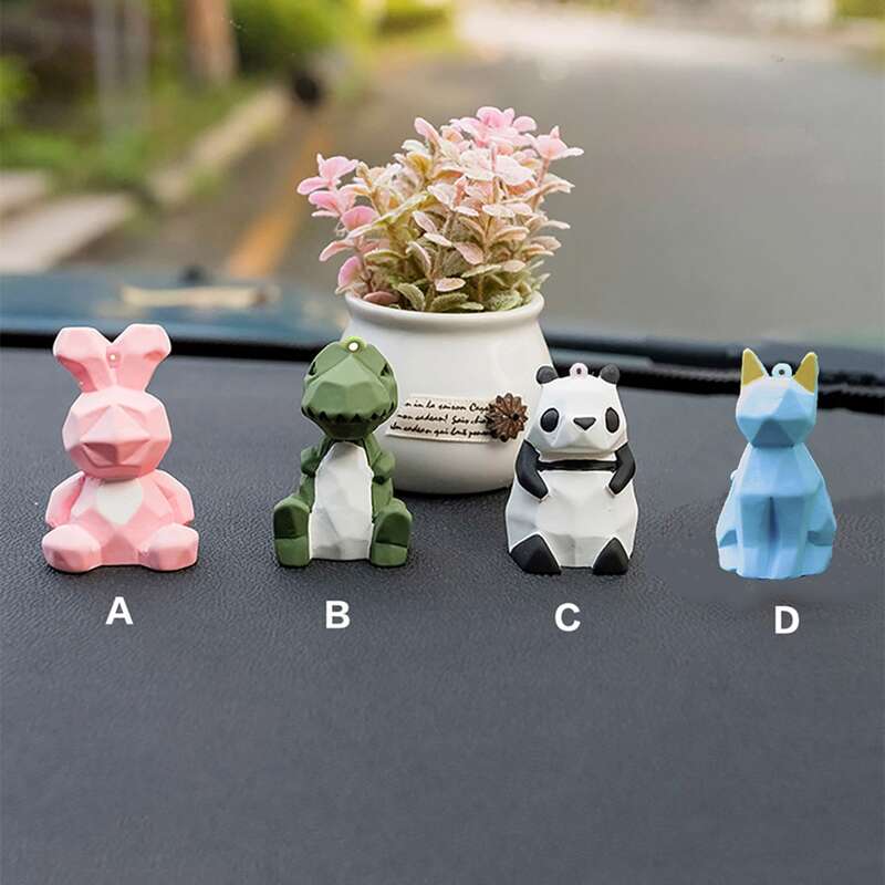 

1pc Cartoon Animal Car Decoration, Multicolor