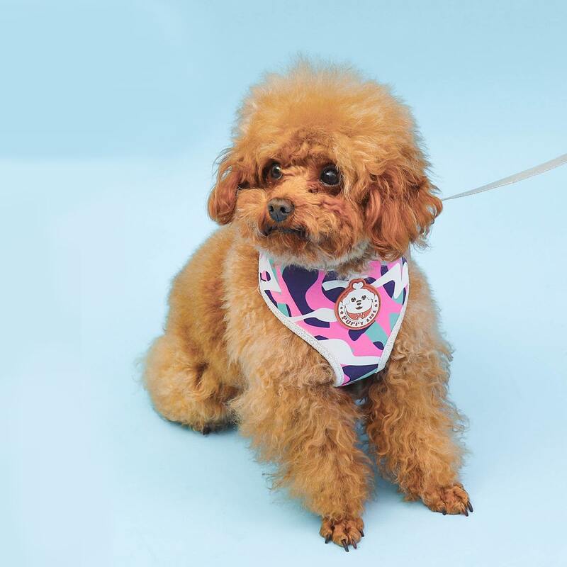 

1pc Camouflage Pattern Pet Harness & 1pc Leash, Multicolor