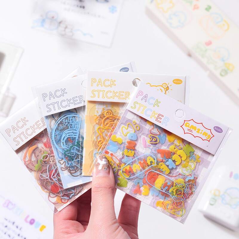 

40pcs Cartoon Graphic Random Sticker, Multicolor