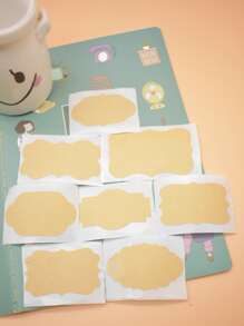 3sheets Label Sticker - Khaki - View 2