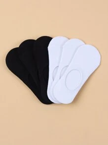 6pairs Minimalist Invisible Socks - Multicolor - View 1