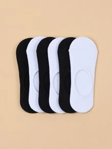 6pairs Minimalist Invisible Socks - Multicolor - View 2