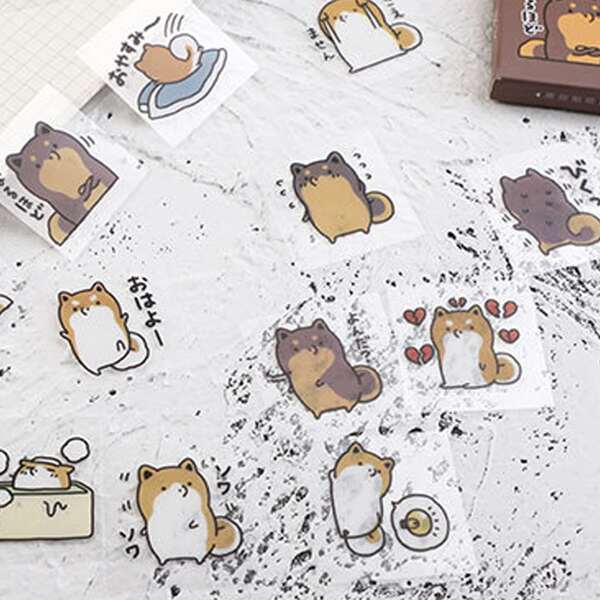 

30pcs Cartoon Dog Pattern Sticker, Multicolor
