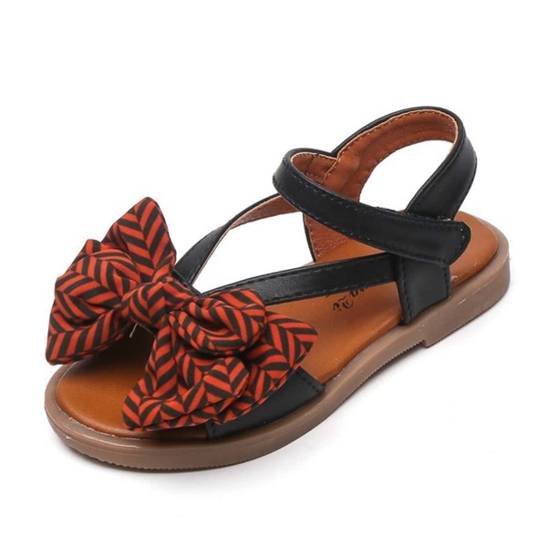 

Toddler Girls Bow Decor Sandals, Black