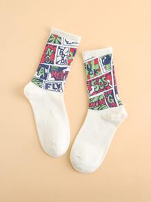 Vớ nam monogram húi cua - Nhiều màu - Xem 2