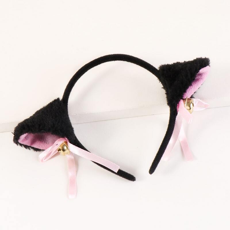 

1pc Cat Ear Headband, Black