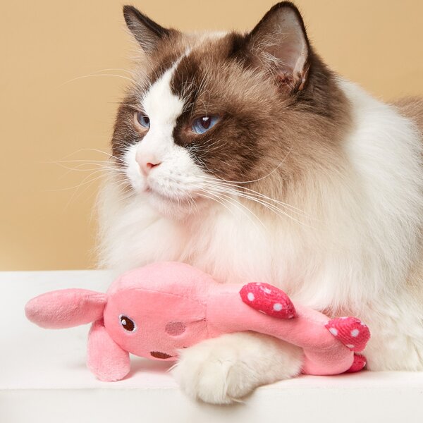 

Cartoon Rabbit Pet Plush Toys, Pink