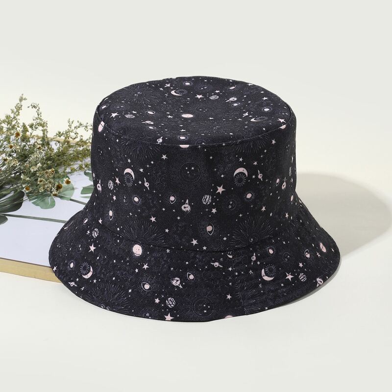 

Galaxy Reversible Bucket Hat, Black