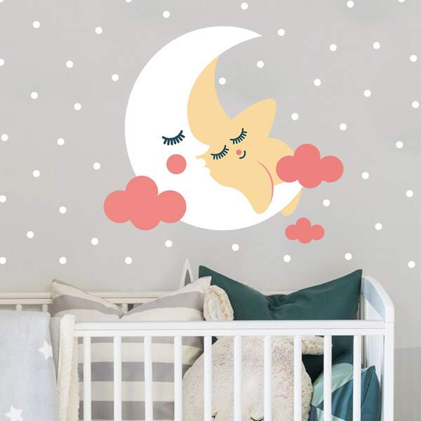 

Cartoon Graphic Kids Wall Sticker, Multicolor