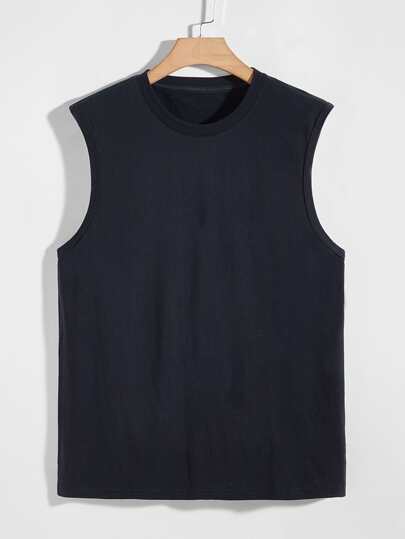 Manfinity Men Solid Tank Top