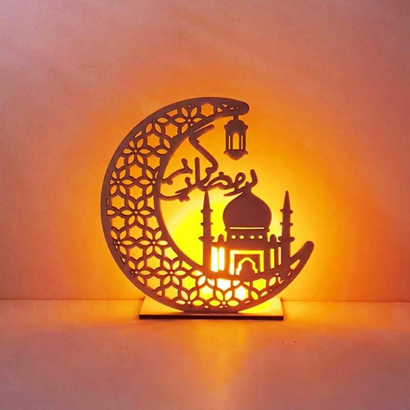 

Moon & Castle Shaped Decorative Light, Yellow