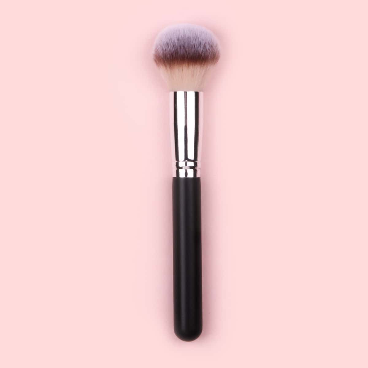 

1pc Soft Powder Brush, Black