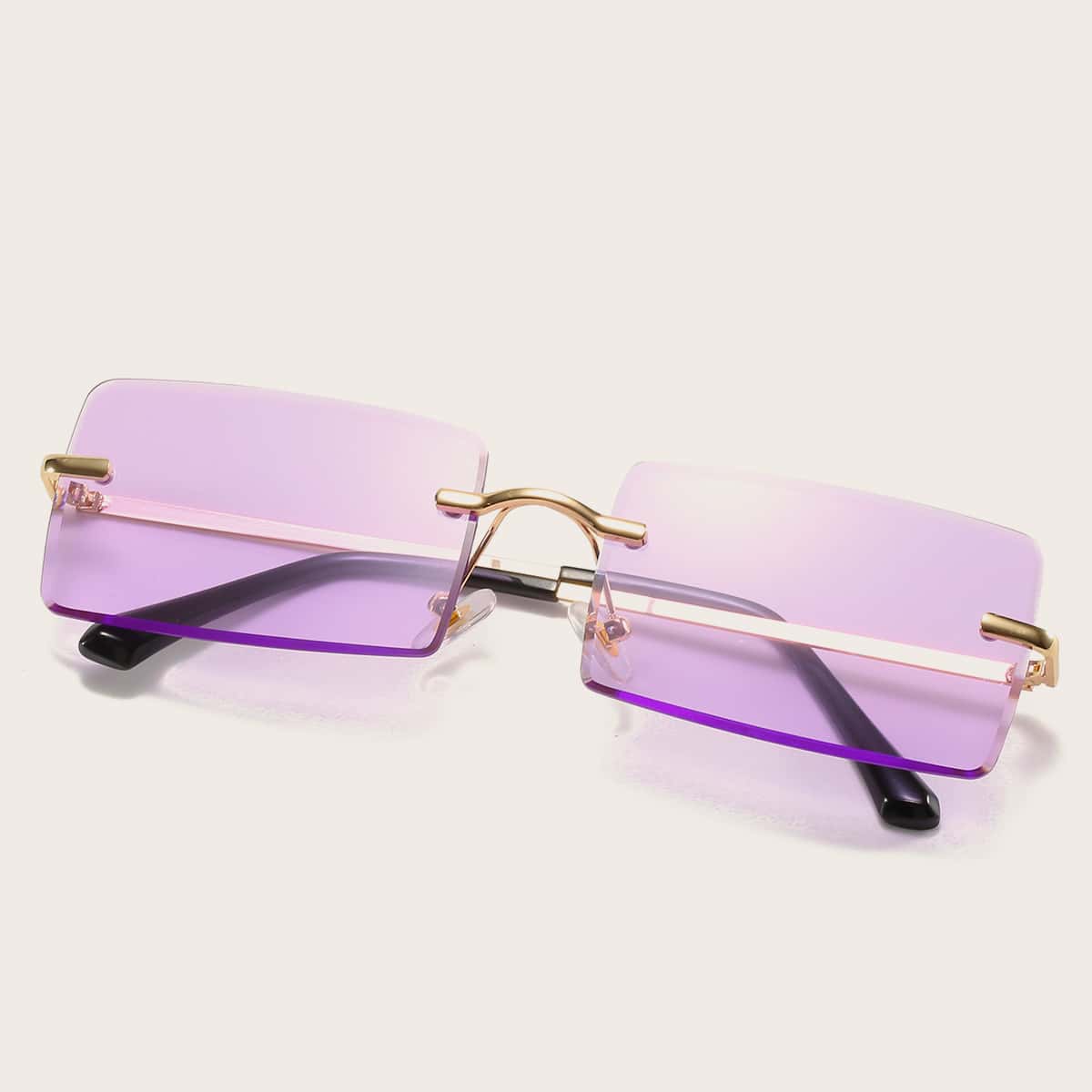 

Tinted Lens Rimless Sunglasses