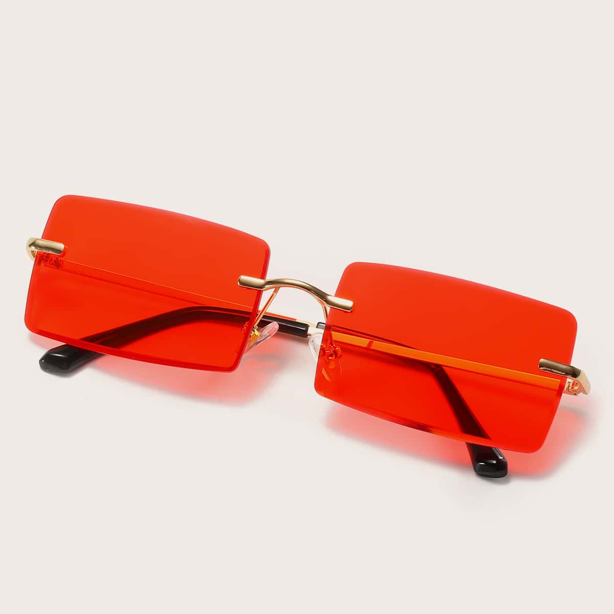 

Tinted Lens Rimless Sunglasses