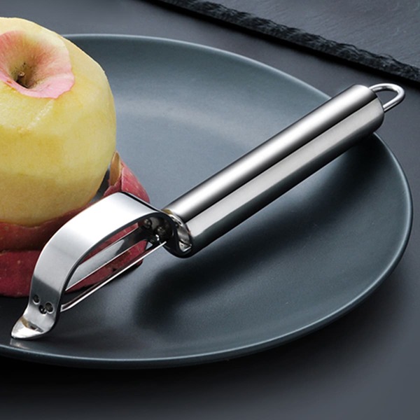 

1pc Stainless Steel Peeler, Silver