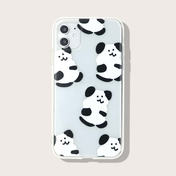 

Cartoon Bear Clear Phone Case
