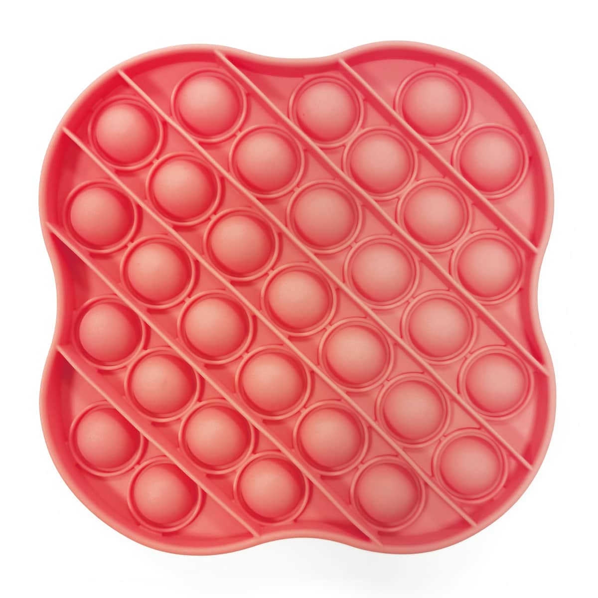 

1pc Silicone Push Bubble Toy, Pink