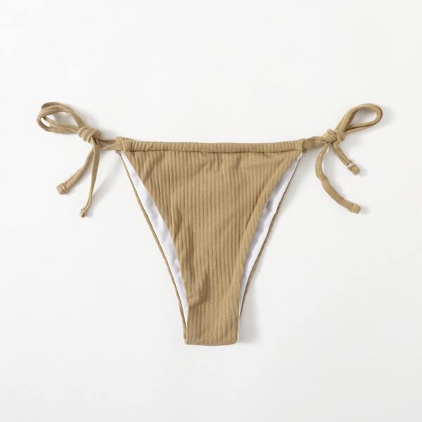 

Tie Side Bikini Panty, Khaki