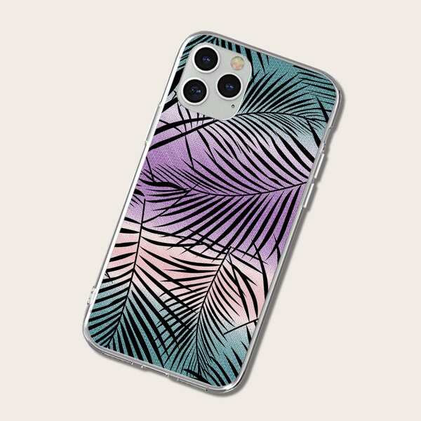 

Leaf Print Phone Case, Multicolor