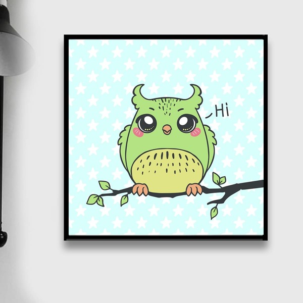

Cartoon Owl Pattern Diamond Painting Without Frame, Multicolor