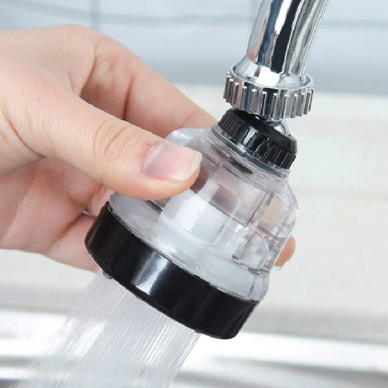 

1pc Faucet Filter, Black