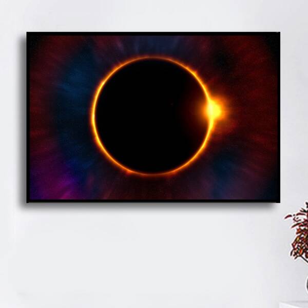 

Eclipse Pattern Diamond Painting Without Frame, Black
