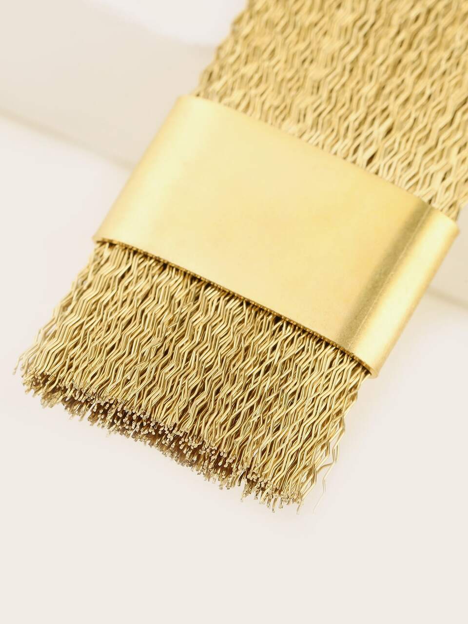 Nail Drill Bit Cleaning Brush, High‑Density Brush Hair Nail Drill Bits Set Durable Convenient To Use Stainless Steel For Salon For Home(Golden Copper Wire Brush),Nail Supplies,Nail Tools,Nail Art Tools,Back To School,Nails,Nail Tools For Press On Nails