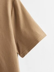 SHEIN 男孩字母圖案T恤