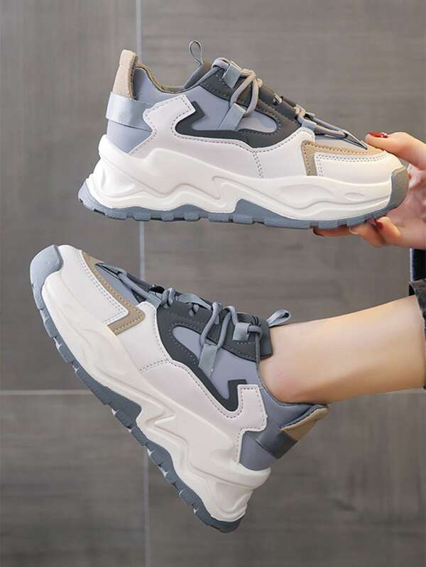 romwe chunky sneakers