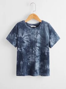 SHEIN Boys Tie Dye Top - Multicolor - View 1