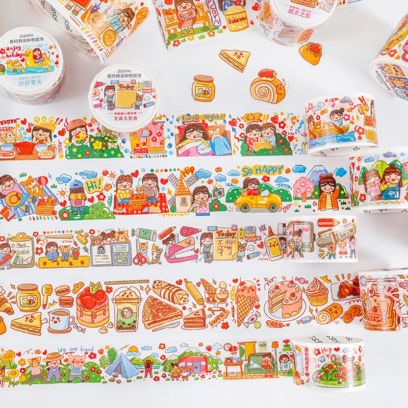

1pc Cartoon Graphic Random Strap Sticker, Multicolor