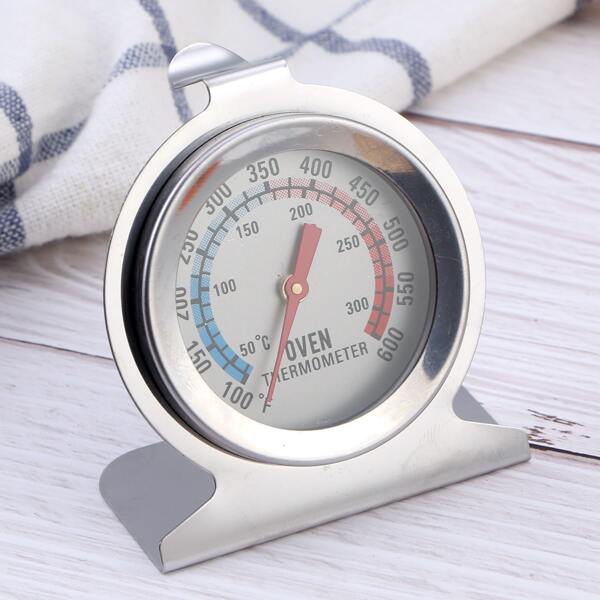 

1pc Oven Thermometer, Silver