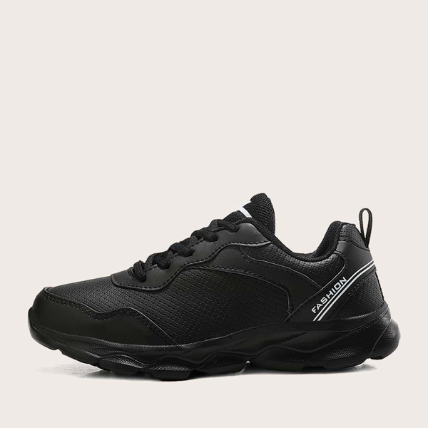 

Letter Graphic Sneakers, Black