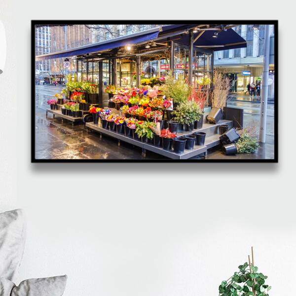 

Street Print DIY Diamond Unframed Painting, Multicolor