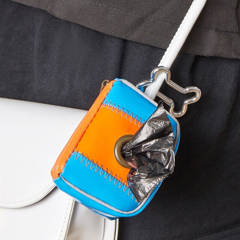 

1pc Colorblock Pet Garbage Bag Storage Bag, Multicolor