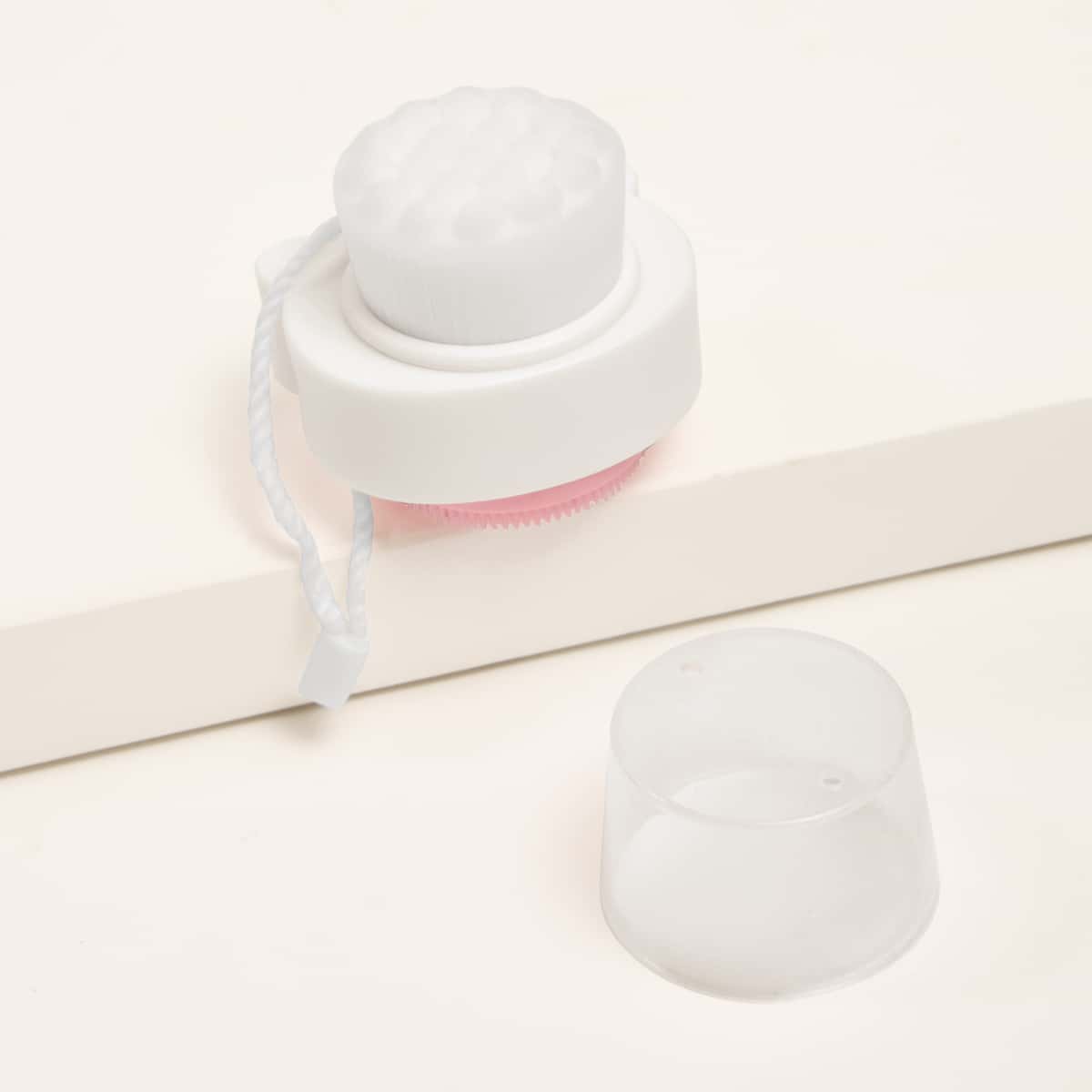 

Microfiber Silicone Cleansing Brush, Pink