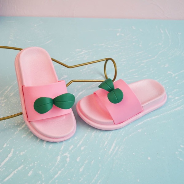 

Toddler Girls Plant Decor Slides, Pink
